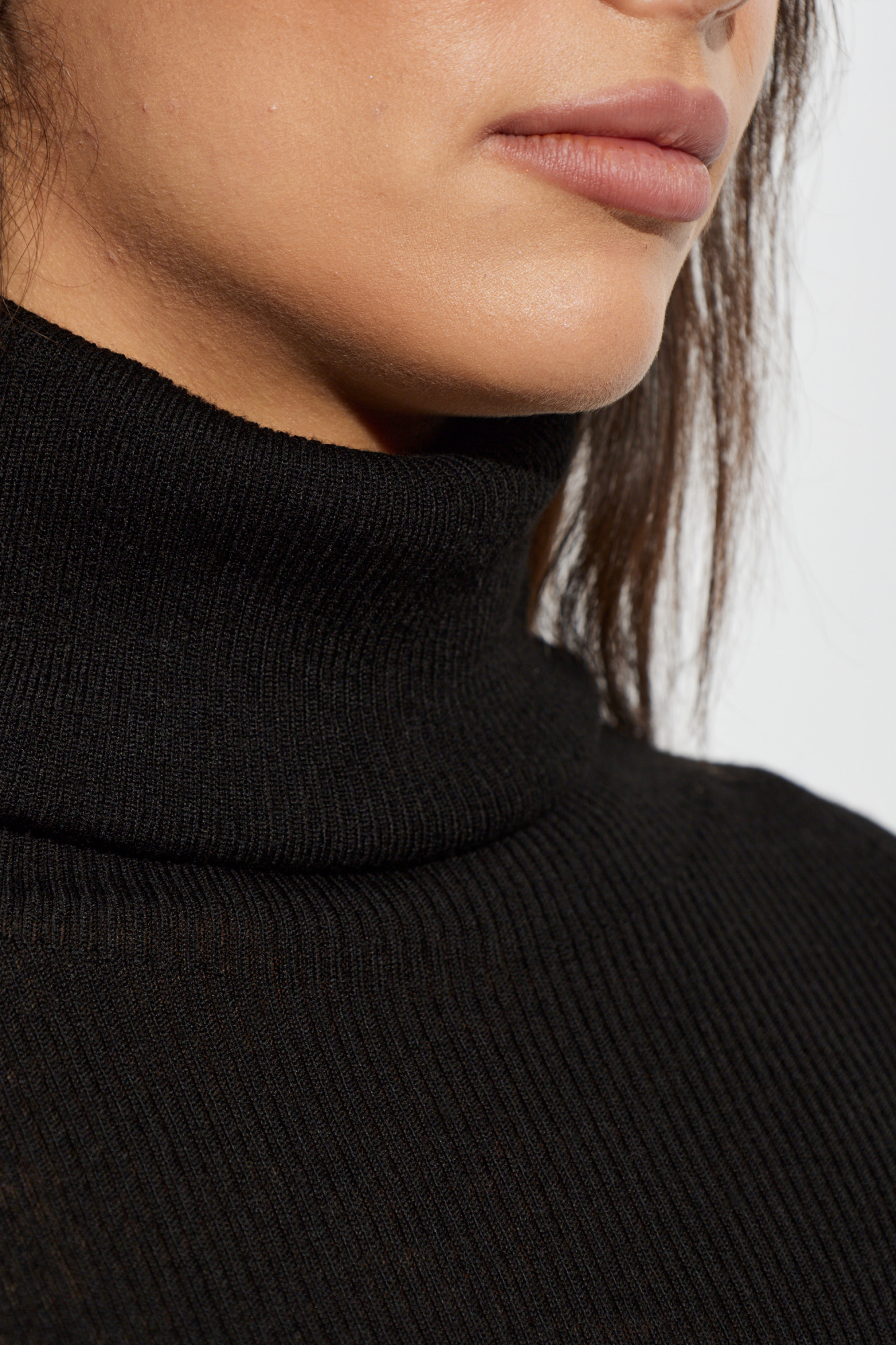 Black Wool turtleneck Rick Owens - Vitkac AS